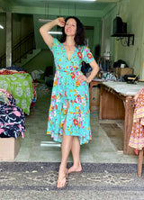 Princess Castle Green Dress