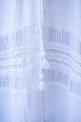 White Swan Linen Wedding Dress