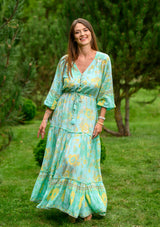 Camella Lotus Green Dress
