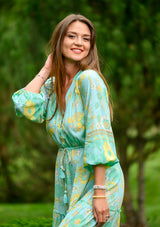 Camella Lotus Green Dress