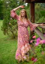 Francesca Red Ruster Dress