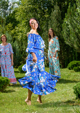 Dreamer Flowers Blue Dress