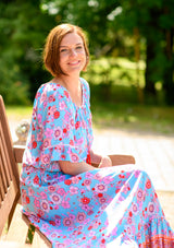 Dreamer Blue Mix Flowers Dress