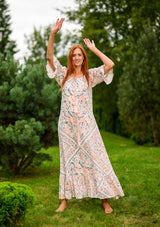Dreamer Lepard Roses Dress