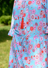 Dreamer Blue Mix Flowers Dress
