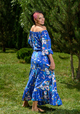 Dreamer Flowers Blue Dress