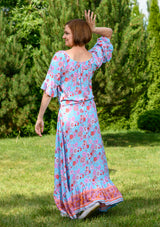 Dreamer Blue Mix Flowers Dress