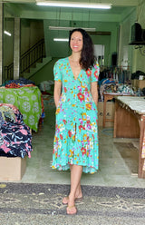 Princess Castle Green Dress