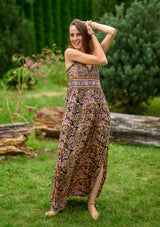 Dahlia Gold Amber Dress