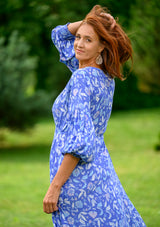 Francesca Royal Bird Dress