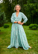 Isabella Sky Flowers Rain Dress
