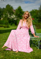 Isabella Wit Flowers Pink Dress