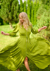 Isabella Green Dress