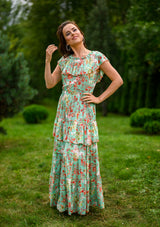 Lolita Maxi Green Butterfly Dress