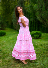 Lolita Maxi Pink Wit Dress