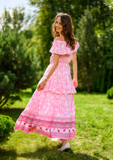 Lolita Maxi Pink Wit Dress