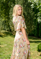 Wrap Regina Brown Dress