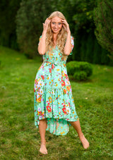 Princess Castle Green Dress