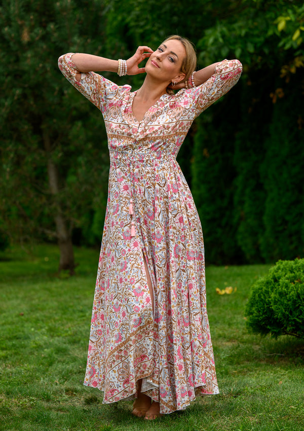 Isabella Sereniti Flowers Dress