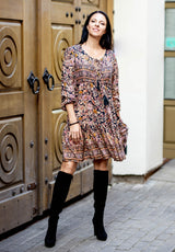 Nelly Gold Amber Mini Dress