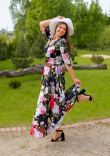 Isabella Rosalia Black Dress