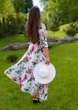 Isabella Rosalia White Plus Dress