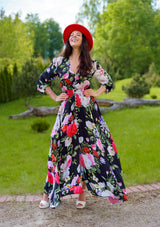 Isabella Black Rosalia Dress