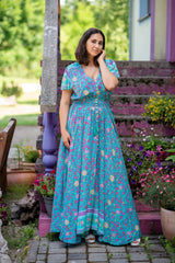 Ferria Island Flowers Plus Dress