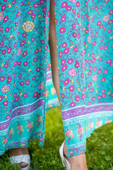 Ferria Island Flowers Plus Dress