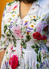Isabella Rosalia White Plus Dress