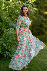 Isabella Butterfly Garden Plus Dress