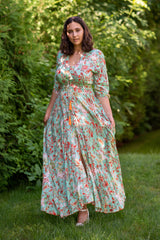 Isabella Butterfly Garden Plus Dress