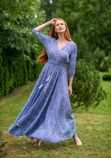 Isabella Blue Star Dress