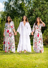 Isabella Rosalia White Plus Dress