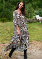 Francesca Leopard Dress