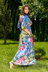 Isabella Vienna Blue Plus Dress