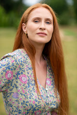 Isabella Flowers Green Dress