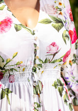 Simona Rosalia White Plus Dress