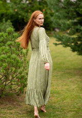 Simona Green Diamond Plus Dress