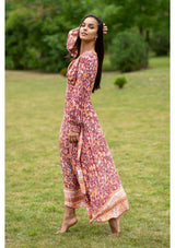 Queen Wrap Red Ruster Dress