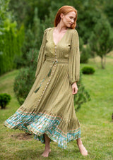Simona Green Jasmin Dress