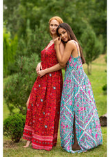 Dahlia Sky Roses Dress