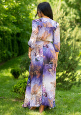 Isabella Purple Vienna Dress