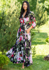 Isabella Rosalia Black Dress