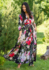 Isabella Rosalia Black Dress