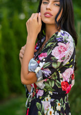 Isabella Rosalia Black Dress
