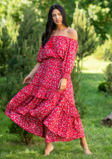 Flaminga Rose Red Dress