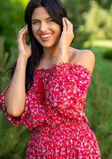 Flaminga Rose Red Dress