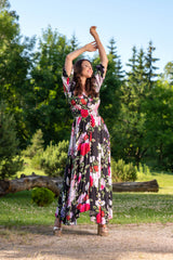 Isabella Black Rosalia Dress