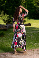 Isabella Black Rosalia Dress